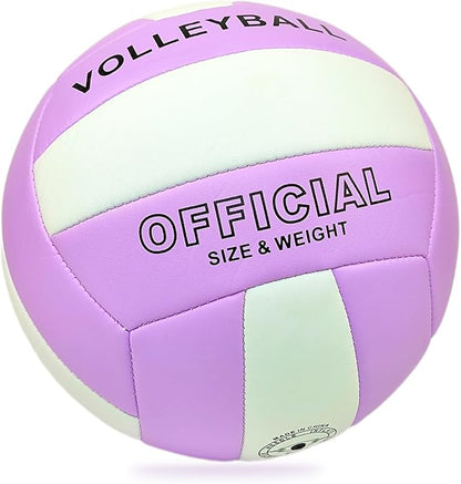 Official Size 5 Soft PU Waterproof Volleyball for boy and Girl and for Adult Indoor Outdoor Beach