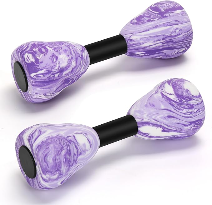 Camouflage Aquatic Dumbbells,2Pcs Foam Water Weights Aerobic Exercise Fitness Equipment Dumbbells
