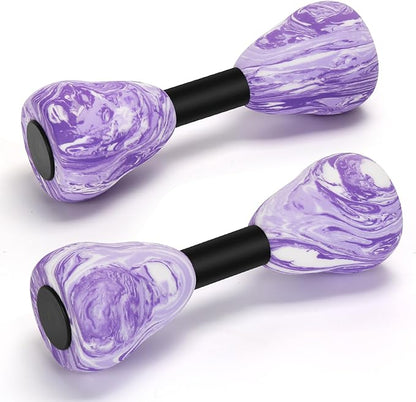 Camouflage Aquatic Dumbbells,2Pcs Foam Water Weights Aerobic Exercise Fitness Equipment Dumbbells