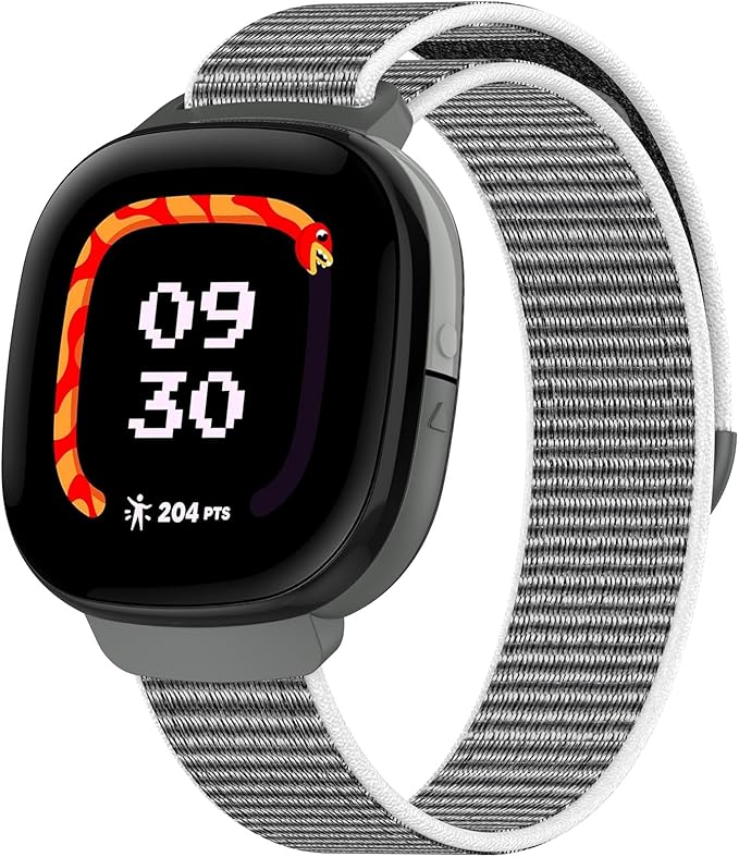 Compatible with Fitbit Ace LTE, Quick Release Nylon Hook Loop Sport Strap Accessory Fit for Fitbit
