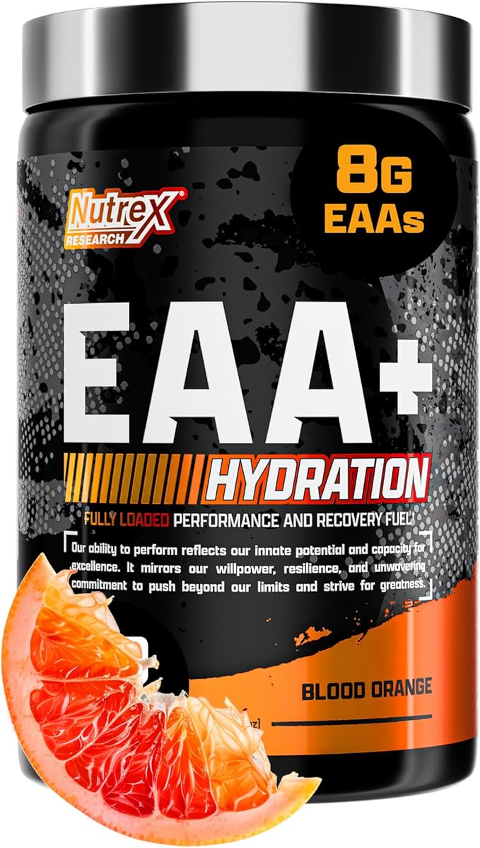 Nutrex Research EAA Hydration | EAAs + BCAAs Powder | Muscle Recovery, Strength, Muscle Building
