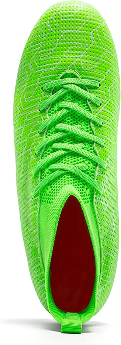 Kids Soccer Cleats Boys Youth Firm Groud Cleats for Girls High Top Trainning Football Shoes AG/FG