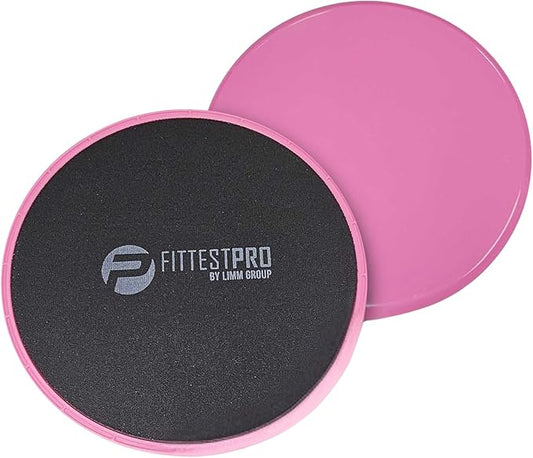 Core Sliders for Working Out - Exercise Sliders Fitness, Stability, Ab, Legs & Full Body (Set of 2)