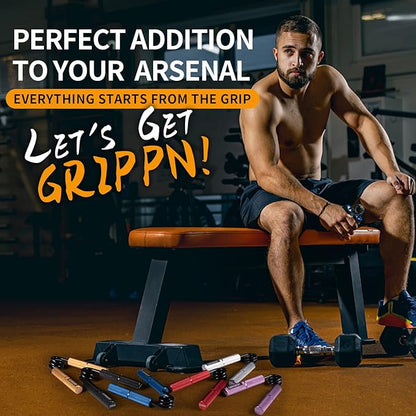 Grip Strength Trainer Set, 50-300LB(6 Pack), Wrist Forearm Strengthener, Metal No Slip, Hand Grip