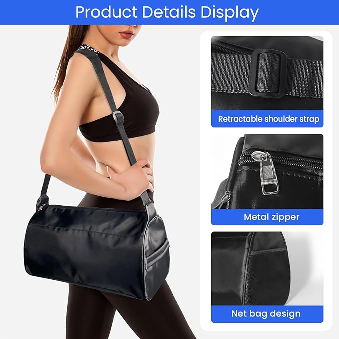 C&F BOGMOST Small Gym Bag for Women & Men,Small Lightweight Duffel Bag Carry On Bags Mini Duffel