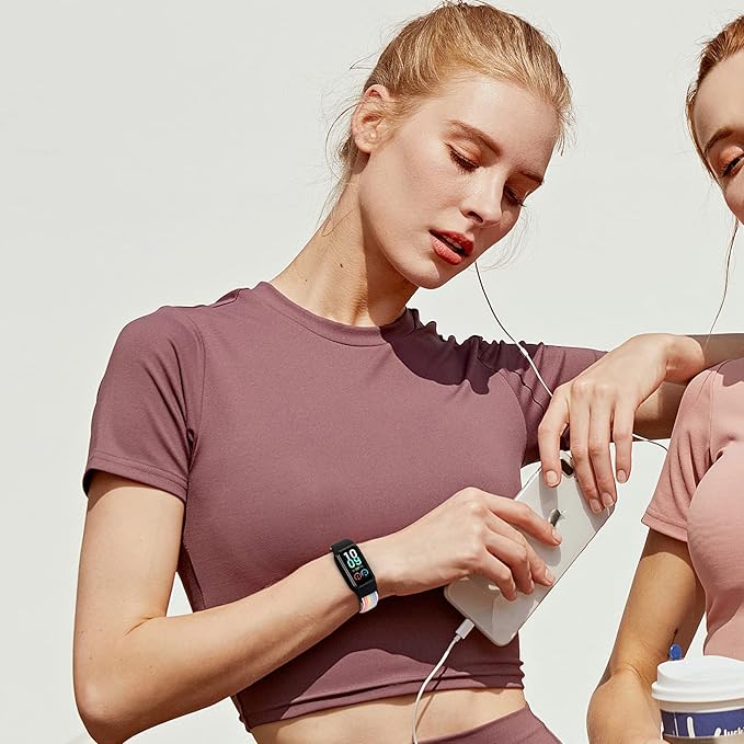 YCHDDER Solo Loop Nylon Bands Compatible with Amazfit Band 7 Straps,Soft Breathable Comfortable