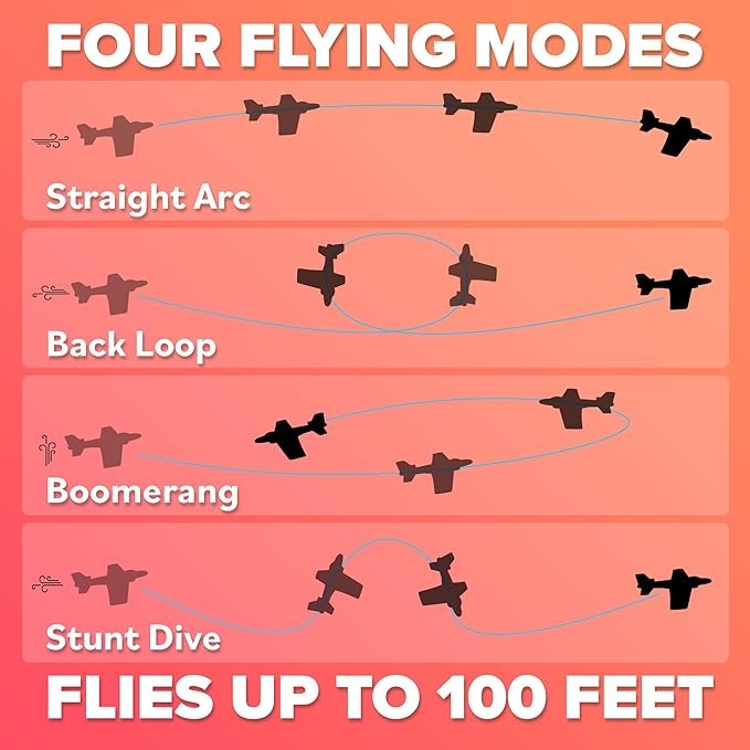 Foam Airplanes - Stocking Stuffers for Kids All Ages 4 5 6 7 8 9 10 Year Old - Best Toy Gift - Boy