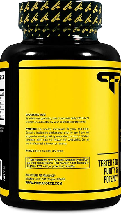 Primaforce Nitric Oxide Booster (2,250mg, 120 Capsules) - 40 Servings of Our Nitric Oxide Boosting