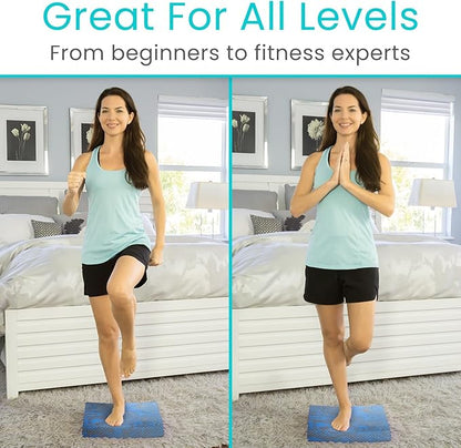 Vive Balance Pad - Foam Large Yoga Mat Trainer for Physical Therapy, Stability Workout, Knee and