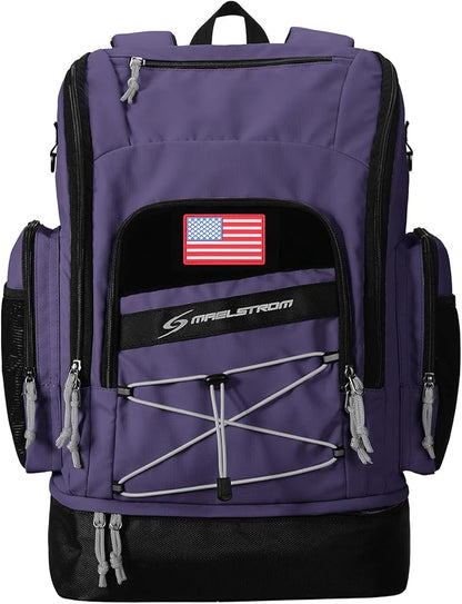 Maelstrom Swim Backpack,35L Swimming bag with Separate Shoes Compartment,Swim Gear Bag,Athlete Gym