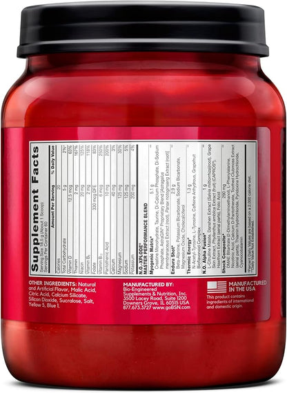 BSN N.O.-XPLODE Pre Workout Powder, Energy Supplement for Men and Women with Creatine and