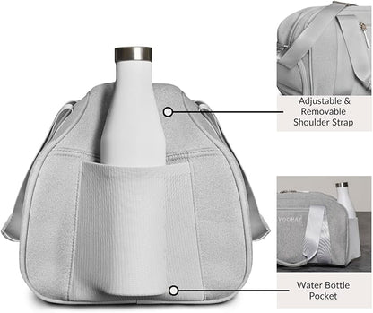 Vooray Burner Gym Duffel Bag, Gym Bag for Women and Men with Shoe Compartment, Weekender, Overnight
