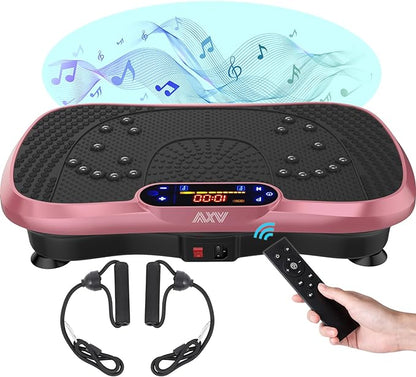 AXV Vibration Plate Fitness Platform Exercise Machine Vibrating Shaking Full Body Shaker Workout