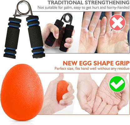 Peradix Hand Grip Strength Trainer, Stress Relief Ball for Adults and Kids, Wrist Rehab Therapy