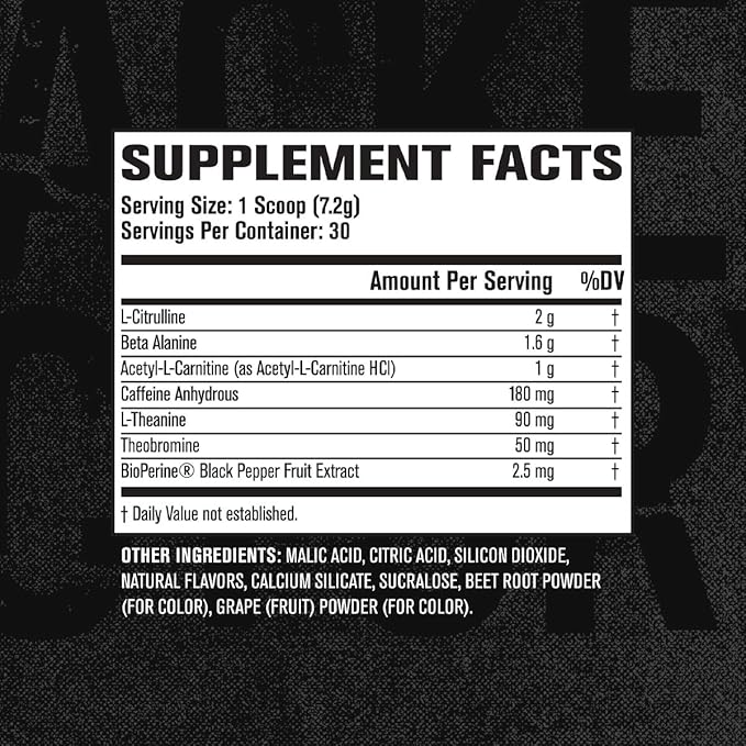 Jacked Factory NITROSURGE Shred Pre Workout Supplement - Energy Booster, Instant Strength Gains