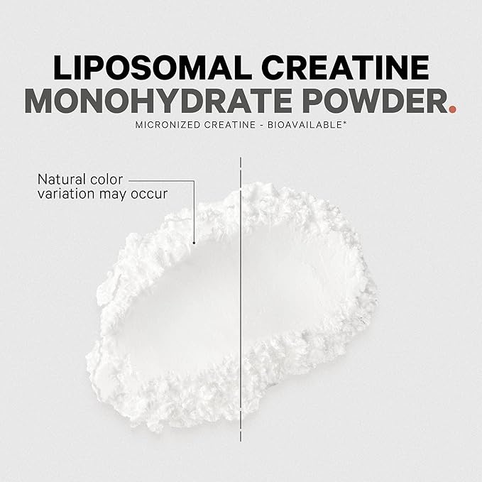 Codeage Liposomal Creatine Powder Supplement, Pure Creatine Monohydrate 5000mg, Pre Workout & Post