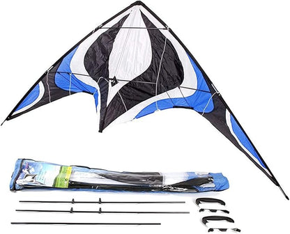 Babyeden Large Dual Line Stunt Kite, 84 Inch Wide Entry-Level Sport Kite for Adults and Teenagers