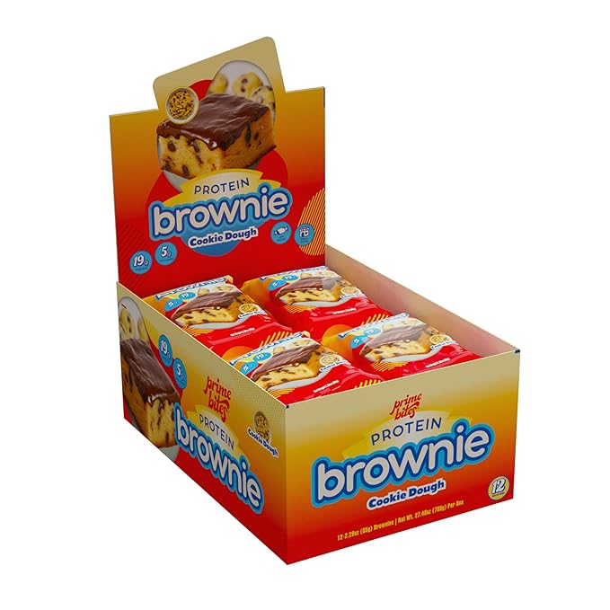 Prime Bites Protein Brownie from Alpha Prime Supplements | High Protein, Collagen Fortified Low