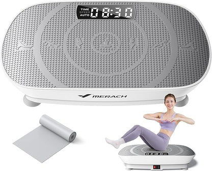 MERACH Vibration Plate Exercise Machine, Whole Body Workout Equipment for Women, Bluetooth and
