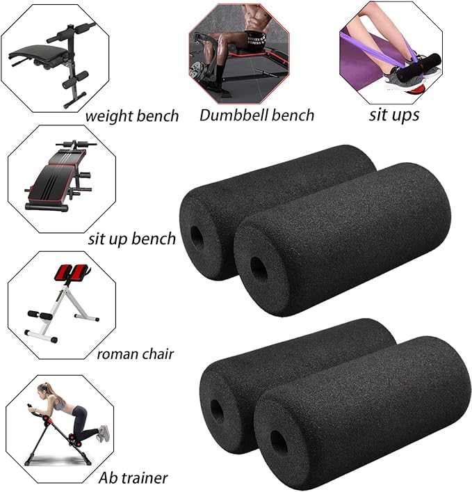 Foot Foam Roller Pad(6.29 * 3.1 * 3.1 in), Inversion Table Parts, Foam for Inversion Table, Workout
