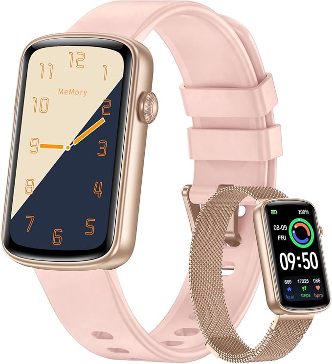 Fitness Tracker, Fitness Watches for Women Men with Heart Rate Monitor Blood Oxygen Sleep Tracker