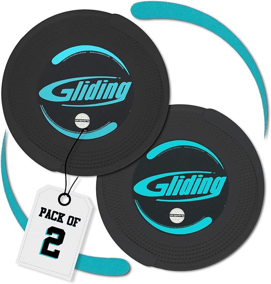 Gliding Discs for Working Out - Exercise Sliders for Carpet & Hardwood Floors 1 Pair, Authentic