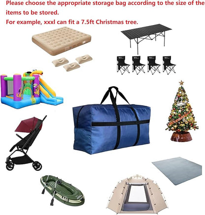 Extra Large Storage Duffle Bag for Travel, Big Foldable XL Duffle Bag for Traveling - Black