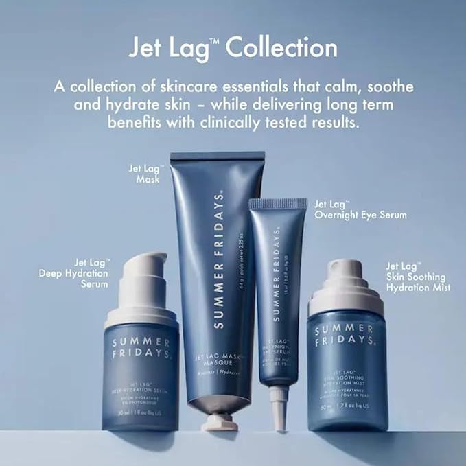 Summer Fridays Jet Lag Mask Mini - Hydrating Face Moisturizer + Mask - Enriched with Hyaluronic