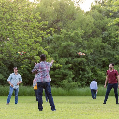 Outdoor Two Soft Frisbee Throwing Disc, Flying Disc, Flying Saucer for Man and Woman in Yard