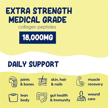 Medical Grade Liquid Hydrolyzed Protein Max Strength - Supports Wound Healing and Doctor