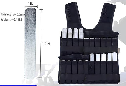 Weight Vest Plates, Adjustable Steel Weighted Plates For Vest, Round Head Strength Training Plates