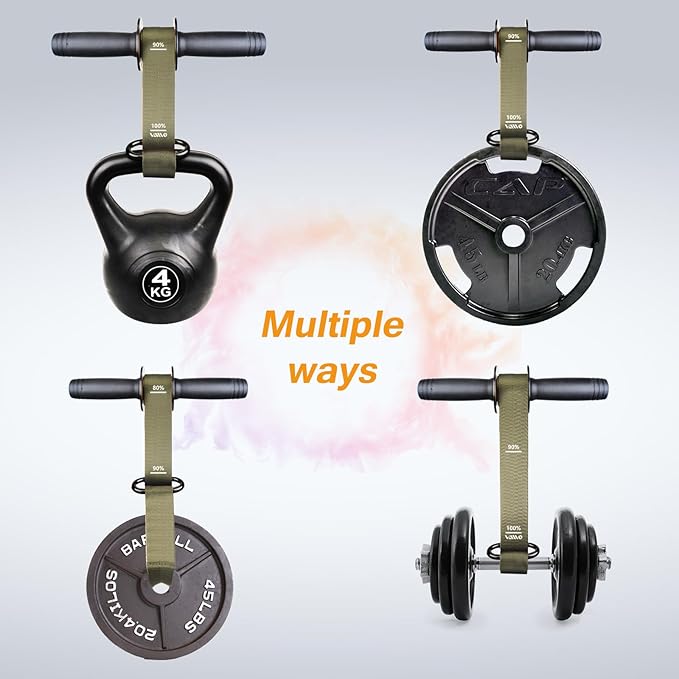 VAIIO Forearm Strengthener and Wrist Roller with Quick Locking Mechanism - Durable PVC Anti-Slip