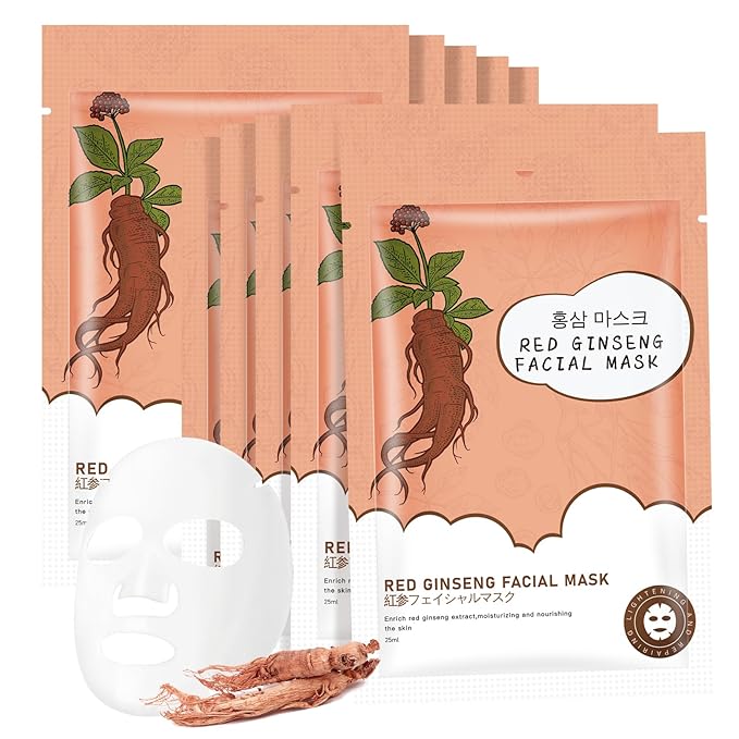 10Pack Sheet Face Masks Skincare for All Skin Types, Moisturizing Hydrating Facial Masks Suitable