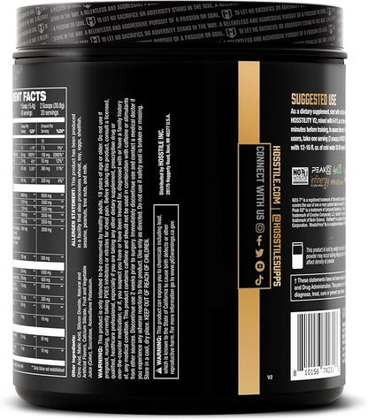 HOSSTILE Hosstility V2 Pre Workout, All-in-One Pre Workout Powder for Men and Women, Enhance Muscle