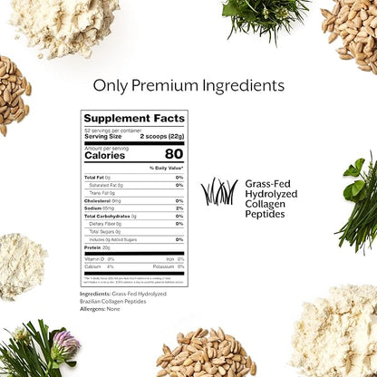 Promix Hydrolyzed Collagen Peptides - Type 1 Grass Fed Collagen, 4.7g glycine, Type 3 bioactive
