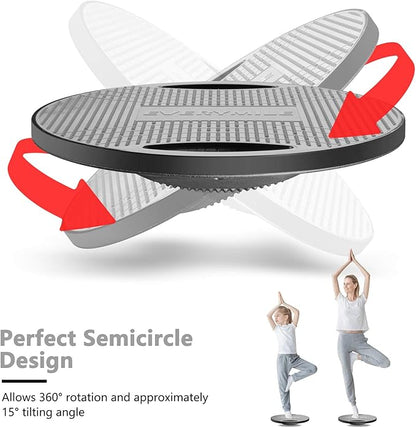 EVERYMILE Wobble Balance Board, Exercise Balance Stability Trainer Portable Balance Board with