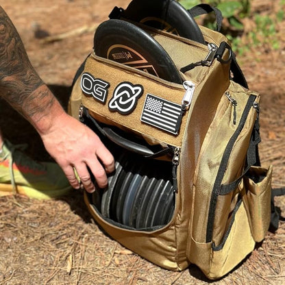 Discology Disc Golf OG V3 Disc Golf Bag | 26+ Disc Capacity | Premium Disc Golf Backpack Bag |