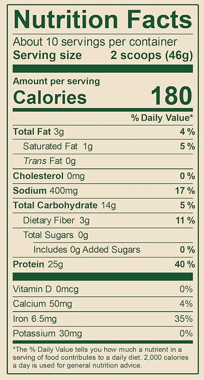 Vega Original Protein Powder, Creamy Vanilla Plant Based Protein Drink Mix for Water, Milk and