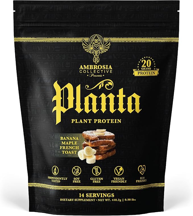 Ambrosia Planta - Premium Plant-Based Protein | Vegan & Keto Friendly | Gourmet Flavors with No