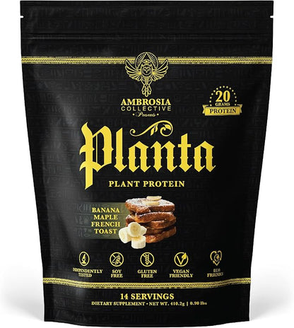 Ambrosia Planta - Premium Plant-Based Protein | Vegan & Keto Friendly | Gourmet Flavors with No