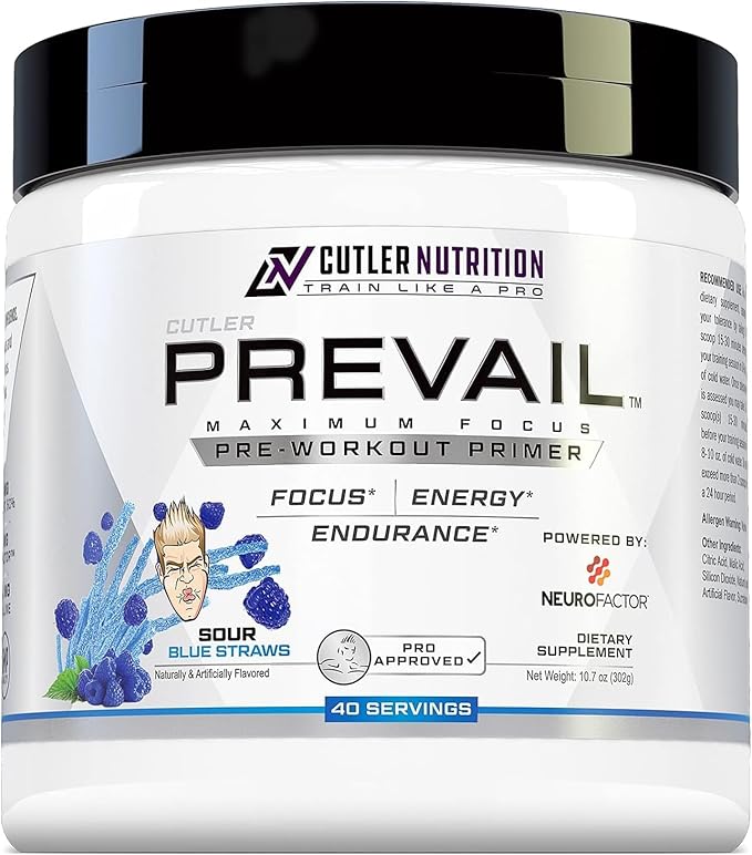 Prevail Pre Workout Powder with Nootropics: Best Pre Workout for Men and Women, Cutting Edge Energy