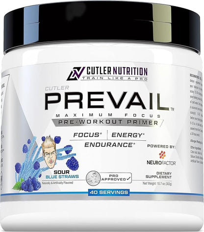 Prevail Pre Workout Powder with Nootropics: Best Pre Workout for Men and Women, Cutting Edge Energy
