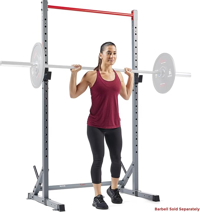Sunny Health & Fitness Multifunctional Strength Training Home Gym ??Complete Workout Equipment with