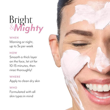 Bliss Mighty Marshmallow + Vitamin C Whipped Mask - Brighten & Hydrate Skin with Marshmallow Root