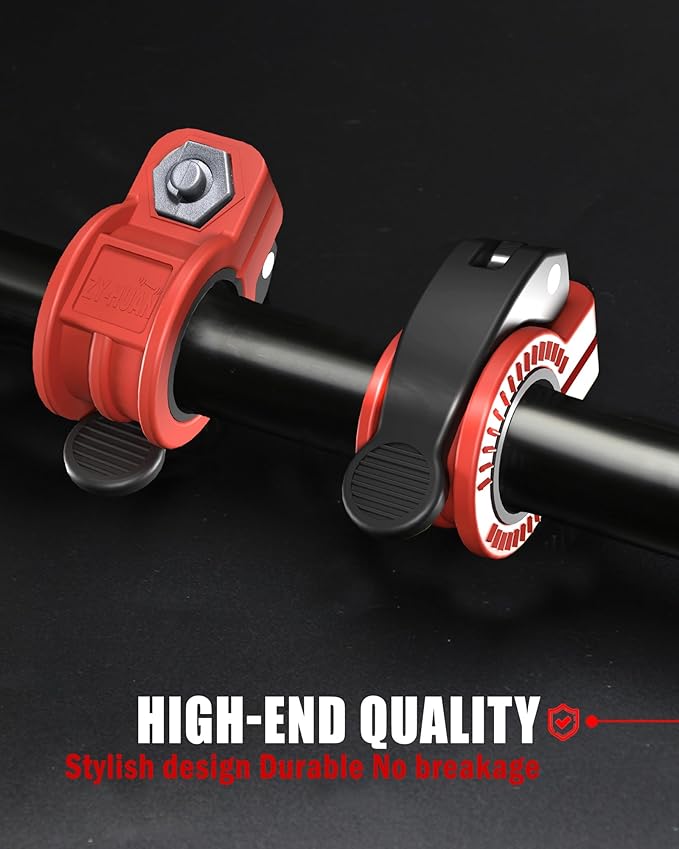 Mini Barbell Clips 1 inch I Multi-Size Adjustable Barbell Collar I 1 inch Barbell ClampsIQuick