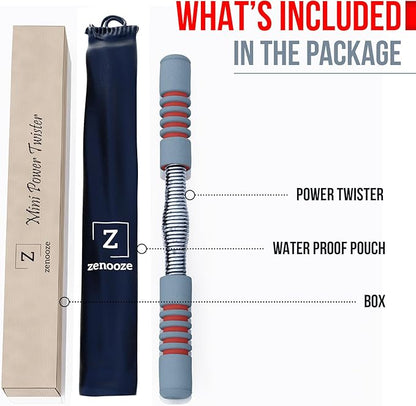 Zenooze's Power Twister Flex Bar, The Ultimate Upper Body Exercise Equipment for Strengthening Your