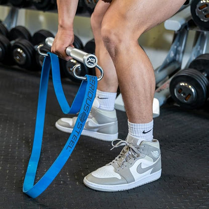 Serious Steel Fitness 37" Resistance Training Bands (Portable Exercise Band System Training Bands