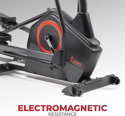 Sunny Health & Fitness Full Body Workout Elliptical Trainer with Digital Performance Monitor, Low