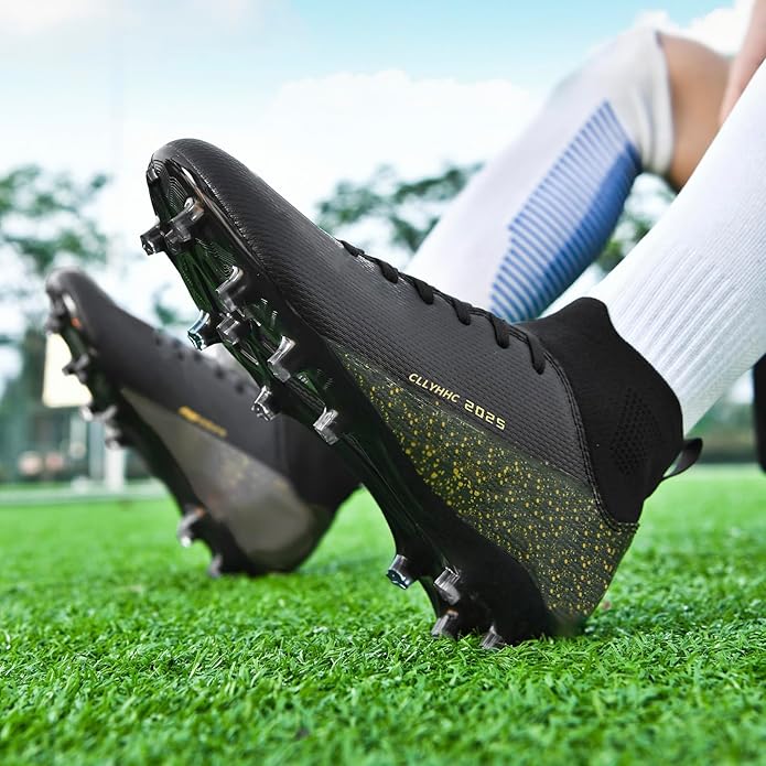 Mens Soccer Shoes Womens Indoor Outdoor Football Cleats Unisex Baseball Turf Shoe Youth Rugby Adult