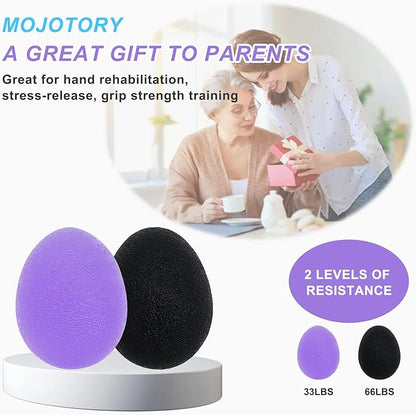 Stress Balls for Adults, Hand Exersicers for Strength, Squeeze Balls for Hand Therapy, Hand
